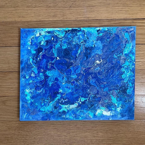 “Eudora” 8x10” Abstract Canvas Painting - Picture 2 of 3